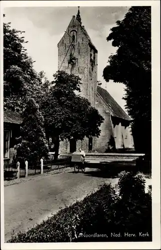 Ak Noordlaren Haren Grooningen, Ned. Herv. Kerk