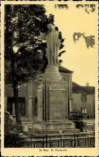 Ak Peer Flandern Limburg, H. Hartbeeld