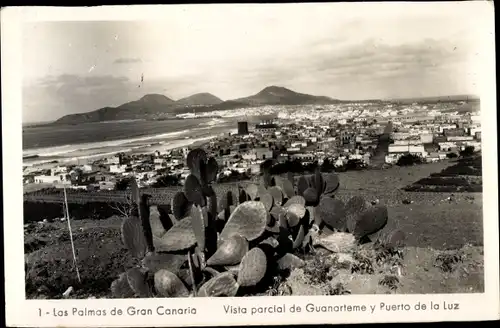 Ak Las Palmas de Gran Canaria Kanarische Inseln, Guanarteme y Puerto de la Luz