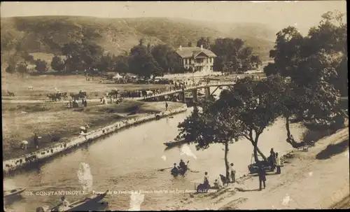 Ak Konstantinopel Istanbul Türkei, Promenade de Vendredi et Klosque Impérial et Kloque Impérial