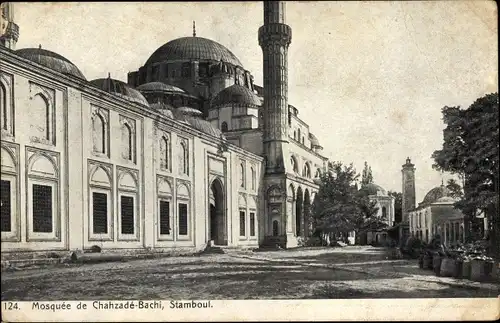 Ak Konstantinopel Istanbul Türkei, Mosquee de Chahzade Bachi