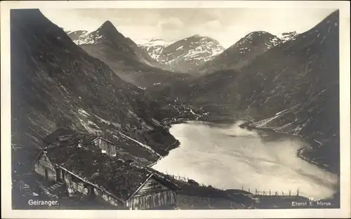 Ak Geiranger Norwegen, Panorama