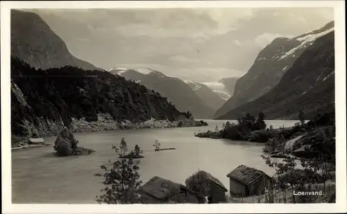 Ak Loenvand Norwegen, Teilansicht