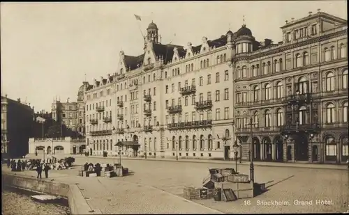 Ak Stockholm Schweden, Grand Hotel