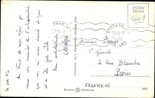 Ak Stockholm Schweden, Utsikt fran Norrbro