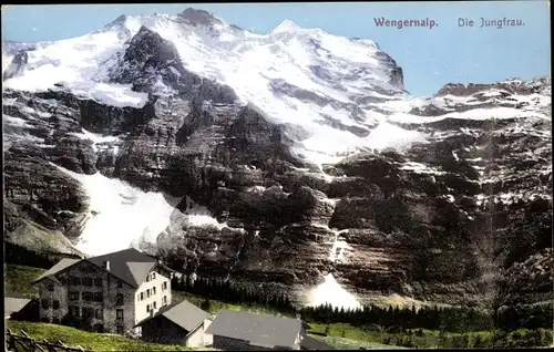 Ak Wengernalp Kanton Bern Schweiz, Jungfrau