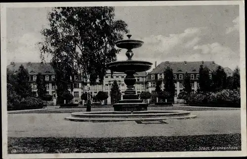 Ak Berlin Köpenick, Städt. Krankenhaus