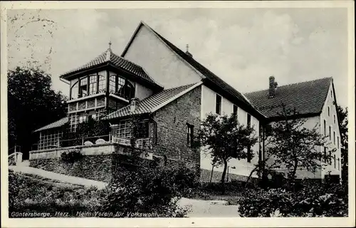 Ak Güntersberge Harzgerode am Harz, Heim-Verein für Volkswohl