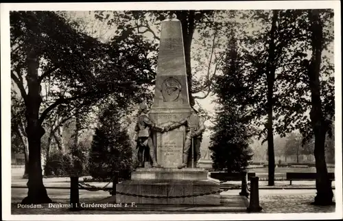 Ak Potsdam, Denkmal I. Garderegiment zu Fuß