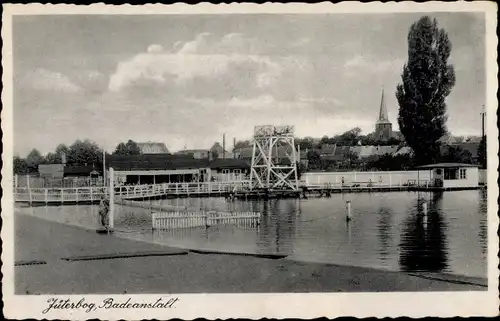 Ak Jüterbog in Brandenburg, Badeanstalt