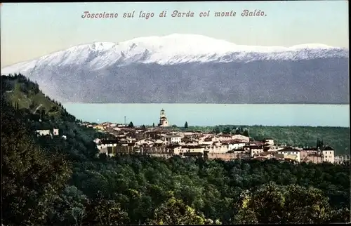 Ak Toscolano Lombardia, Lago di Garda col Monte Baldo