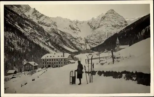 Ak Trafoi Stilfs Stelvio Südtirol, Hotel Bella Vista, Winter