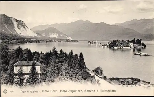 Ak Isola Bella Lago Maggiore Piemonte, Isola Superiore, Baveno e Montorfano