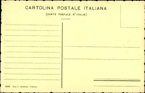 Ak Palermo Sizilien Sicilia Italien, Orto Botanico, Prospetto