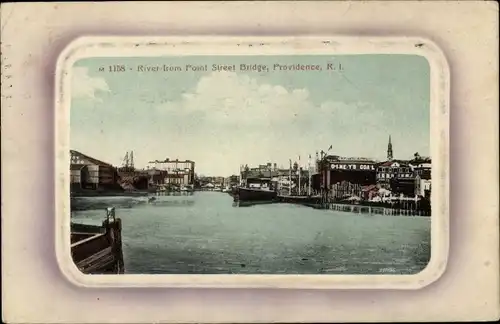 Passepartout Ak Providence Rhode Island USA, River from Point Street Bridge