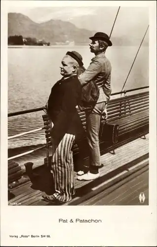 Ak Komikerduo Pat & Patachon, Carl Schenstrøm, Harald Madsen