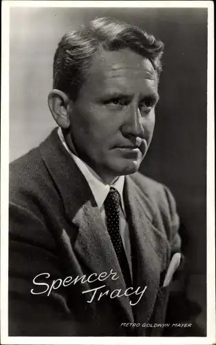 Ak Schauspieler Spencer Tracy, Portrait