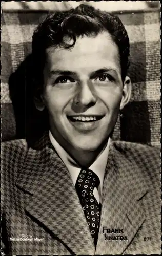 Ak Schauspieler und Sänger Frank Sinatra, Portrait