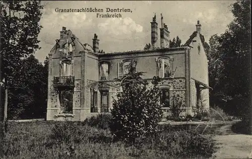 Ak Dontrien Marne, Granatenschlößchen