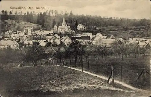 Ak Vauxaillon Aisne, Panorama