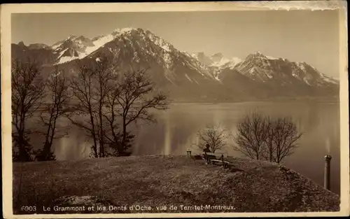 Ak Grammont Haute Saône, les Dents d'Oche, Territet Montreux