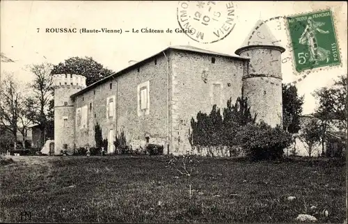 Ak Roussac Haute Vienne, Le Chateau de la Galeix