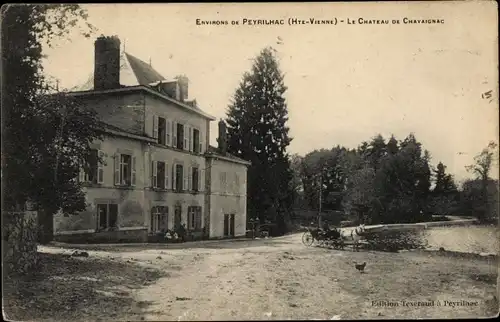 Ak Peyrilhac Haute Vienne, Château de Chavaignac