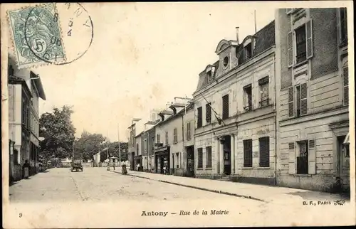 Ak Antony Hauts-de-Seine, Rue de la Mairie