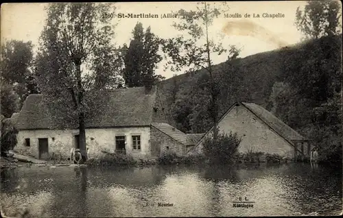 Ak St. Martinien Allier, Moulin de La Chapelle