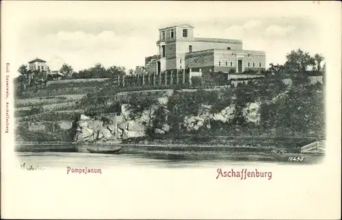 Relief Ak Aschaffenburg in Unterfranken, Pompejanum