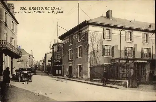 Ak Bressuire Deux Sèvres, La Route de Poitiers