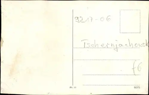 Ak Tschernjachowsk Insterburg Ostpreußen, Partie am Schlossteich