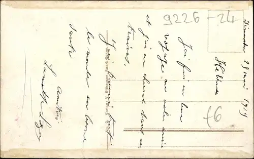 Ak St. Arnual Saarbrücken im Saarland, Teilansicht, Flusspartie, Häuser