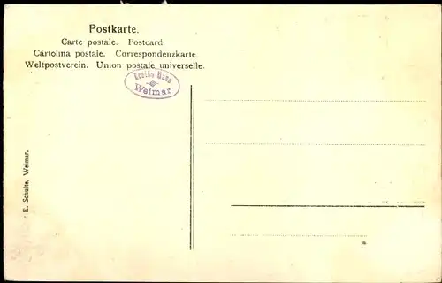 Künstler Ak Kolbe, Schriftsteller Johann Wolfgang von Goethe in Italien, Portrait