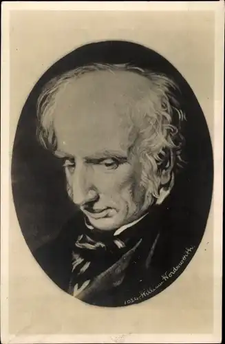Künstler Ak Dichter William Wordsworth, Portrait