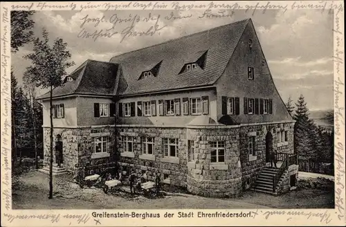 Ak Ehrenfriedersdorf im Erzgebirge, Greifenstein-Berghaus