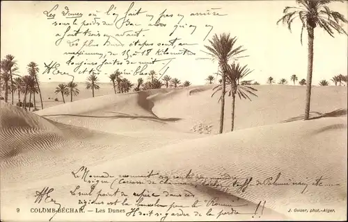Ak Colomb Bechar Algerien, Les Dunes