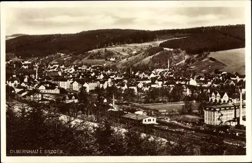 Ak Olbernhau im Erzgebirge, Panorama