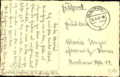 Ak Olbernhau im Erzgebirge Sachsen, Panorama