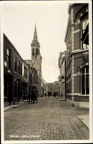 Ak Tholen Zeeland Niederlande, Hoogstraat