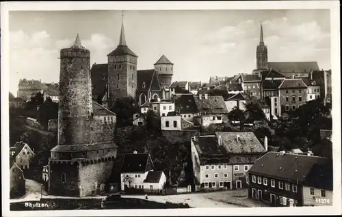 Ak Bautzen in der Lausitz, Ortsansicht