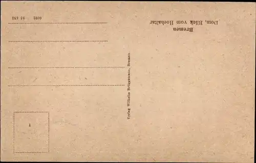 Ak Hansestadt Bremen, Dom, Blick vom Hochaltar