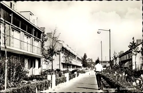 Ak IJsselmonde Rotterdam Südholland Niederlande, Merlijnpad