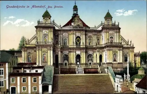 Ak Wambierzyce Albendorf Schlesien, Gnadenkirche