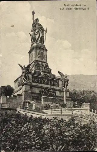 Ak Rüdesheim am Rhein, Niederwald Nationaldenkmal