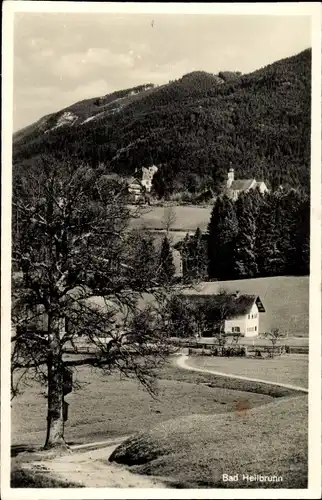 Ak Bad Heilbrunn in Oberbayern, Panorama vom Ort