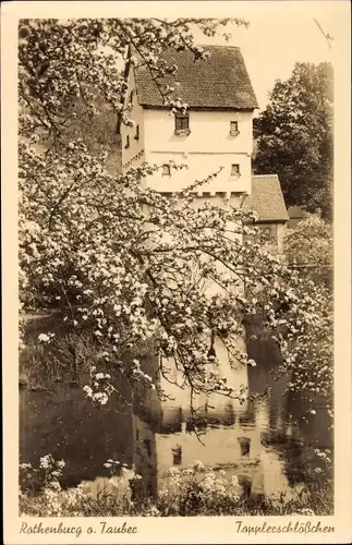 Ak Rothenburg ob der Tauber Mittelfranken, Topplerschlösschen