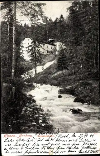 Ak Hammerbach Aschau im Chiemgau, Hohen-Aschau