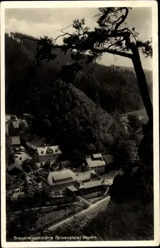 Ak Falkenstein Ludwigsstadt in Oberfranken, Brauereigaststätte