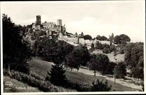 Ak Rötteln Haagen Lörrach in Baden, Schloss Rötteln